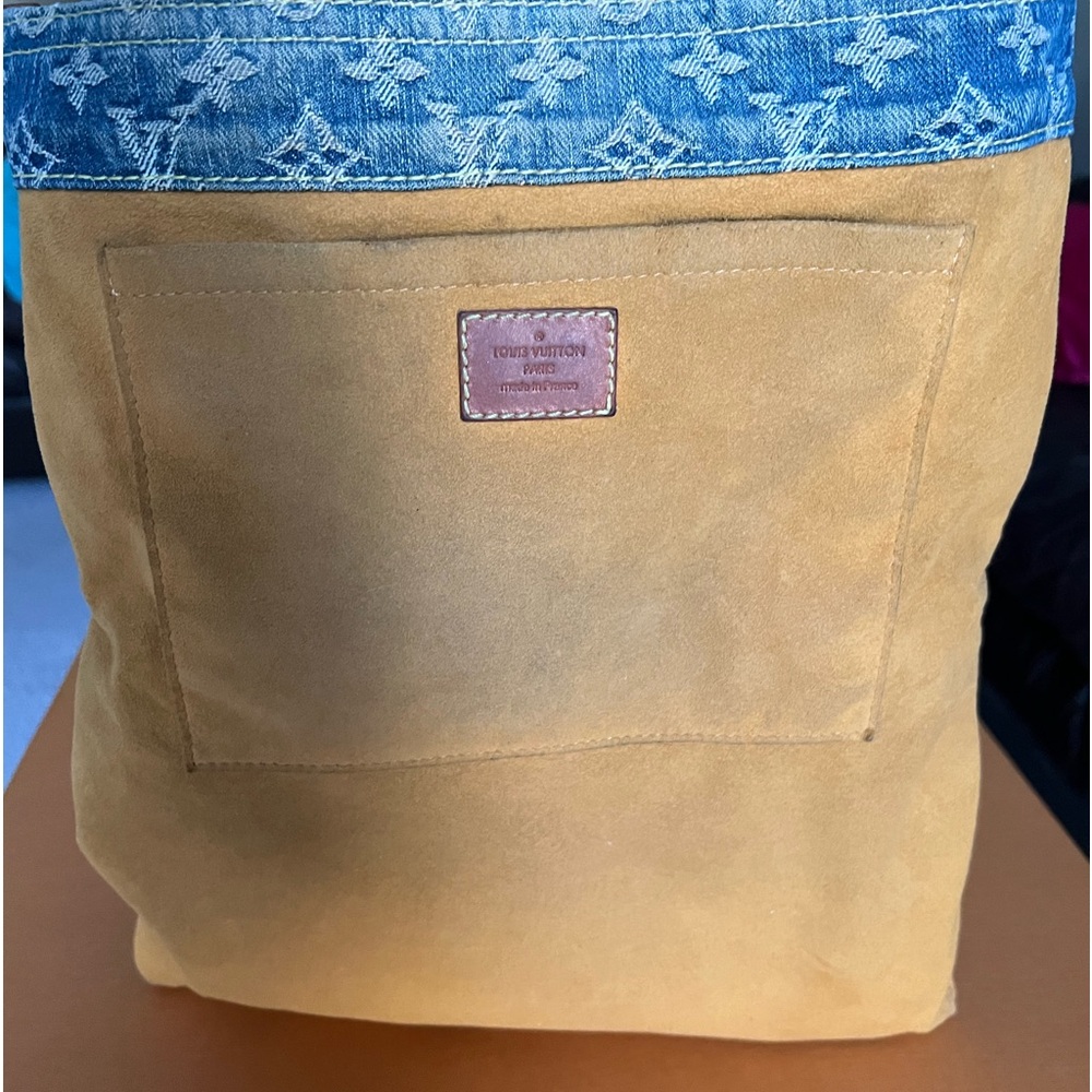 Louis Vuitton Denim Sac Plat Bag-EUC - Picture 16 of 16